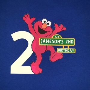Birthday Elmo shirt